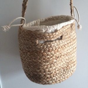 ZARA STRAW SHOULDER BAG